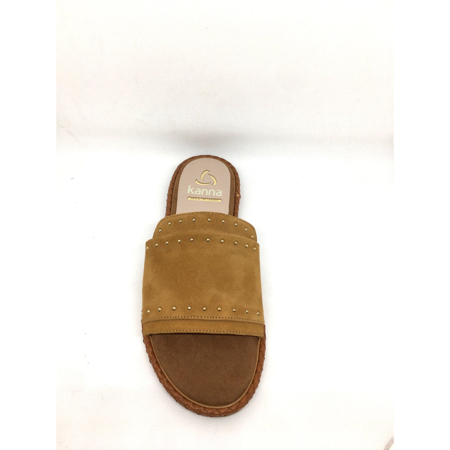Sandale/nu pied adulte kanna - glenda marron