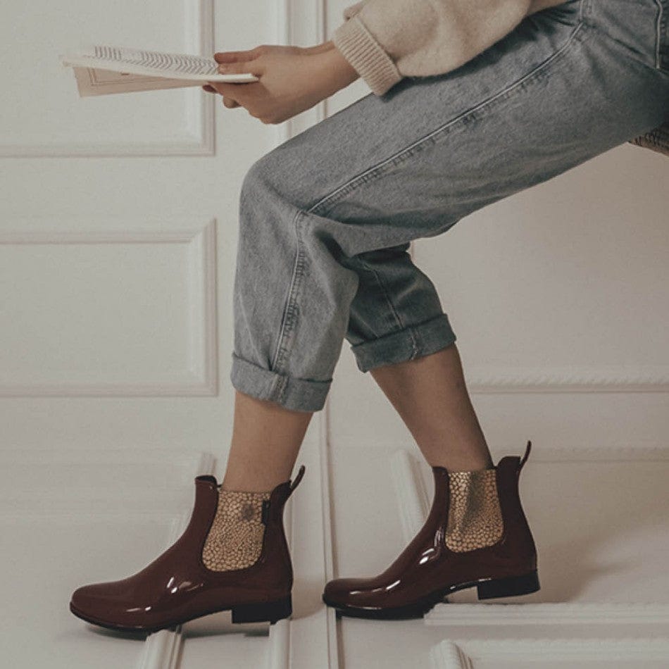 bottes de pluie MEDUSE JAPTHERE camel bottes de pluie