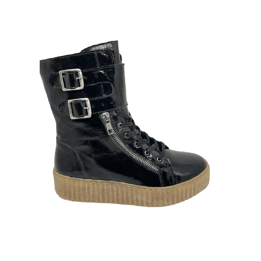 boots/bottines adulte 38 FOLLIA DOLCE Veniz 700 Noir vernis boots bottines 15478993