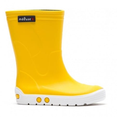 bottes de pluie MEDUSE airport jaune bottes de pluie
