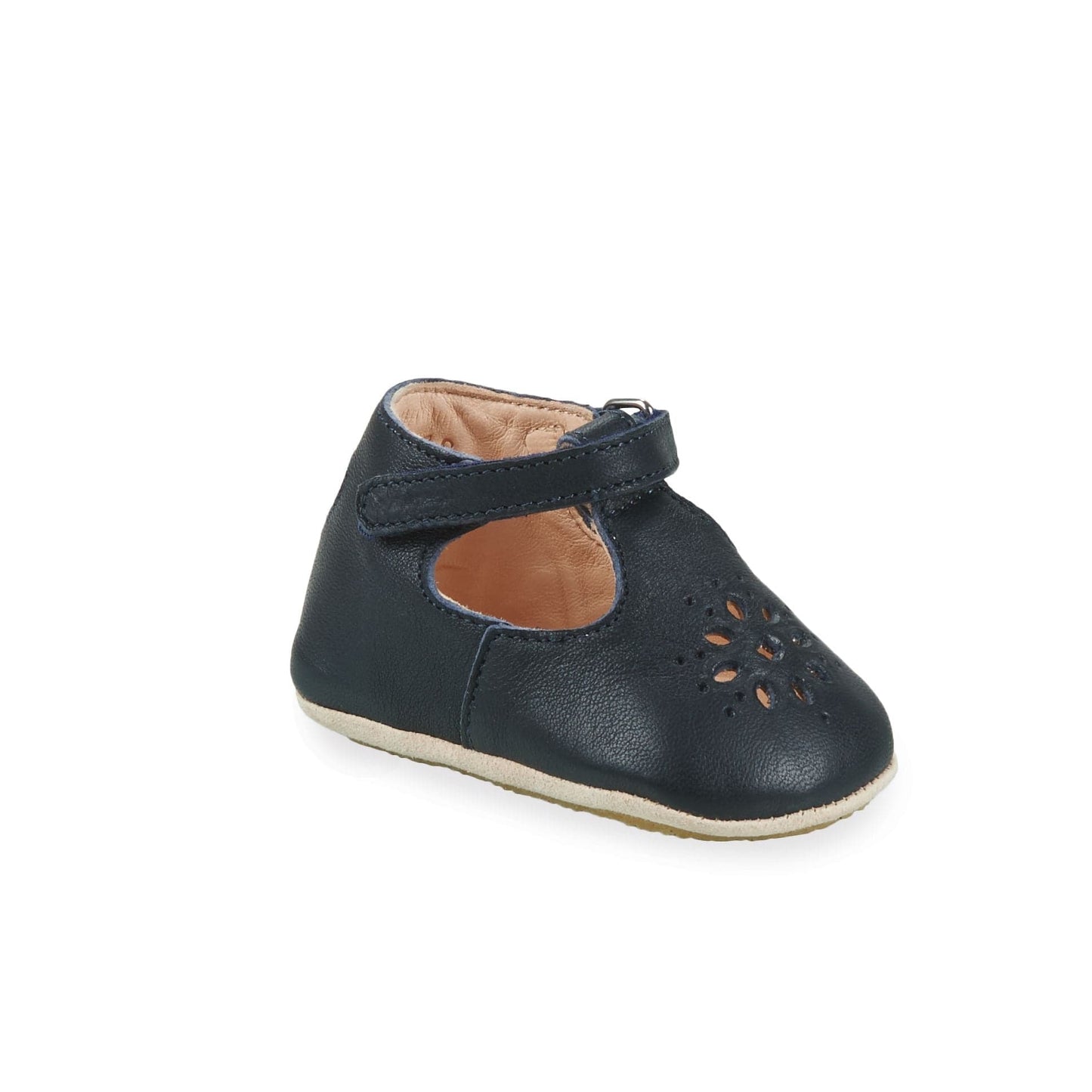 chausson EZPZ easy peasy My Lillyp marine chaussons cuir babies