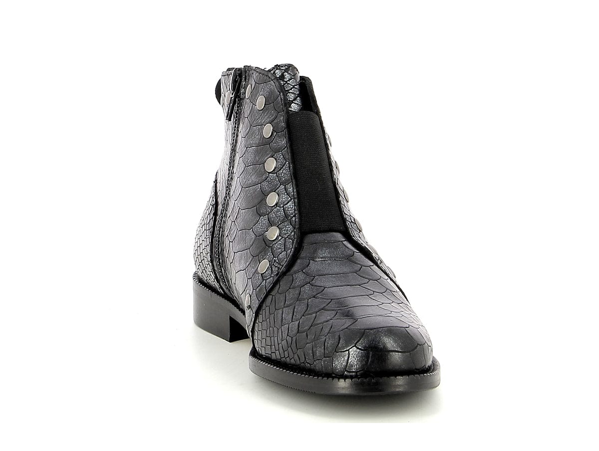 boots/bottines adulte MAROLI 7553 Noir Argent Bottines