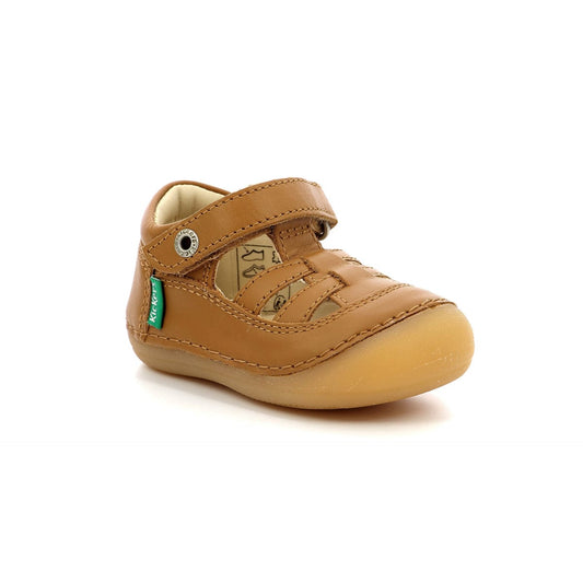 Babies/Salomés KICKERS SUSHY camel clair prémarche premiers pas salomés