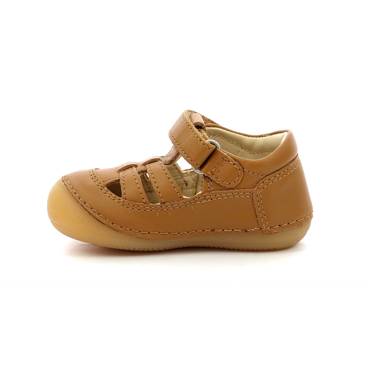 Babies/Salomés KICKERS SUSHY camel clair prémarche premiers pas salomés