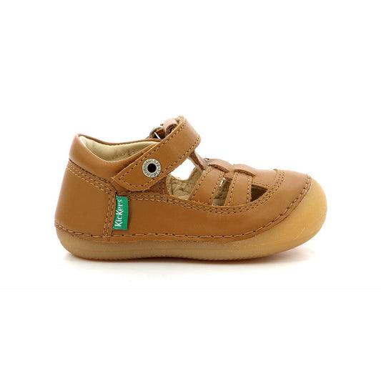 Babies/Salomés KICKERS SUSHY camel clair prémarche premiers pas salomés