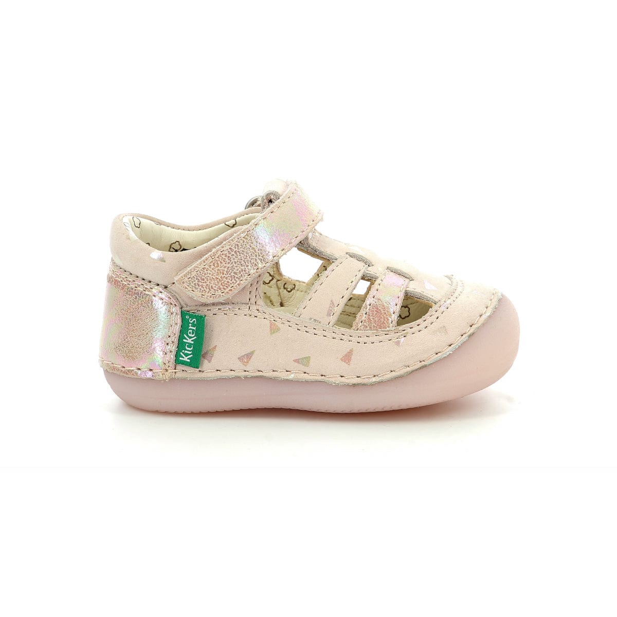 Babies/Salomés KICKERS SUSHY rose prémarche premiers pas salomés