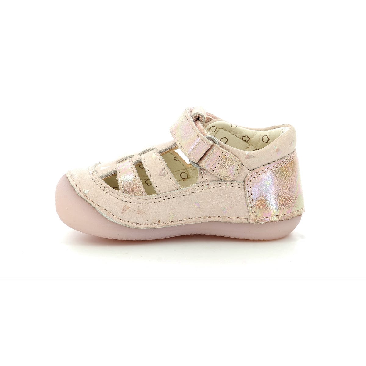 Babies/Salomés KICKERS SUSHY rose prémarche premiers pas salomés