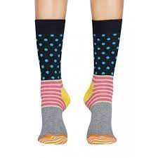 accessoires 36/40 HAPPY SOCKS CHAUSSETTES SDO01 9701 stripes and dot adultes 7333102279153
