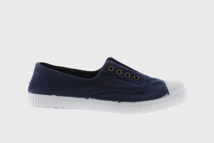 Toiles / Espadrilles adulte VICTORIA inglesa elastico marine
