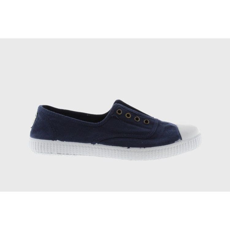 Toiles / Espadrilles adulte VICTORIA inglesa elastico marine