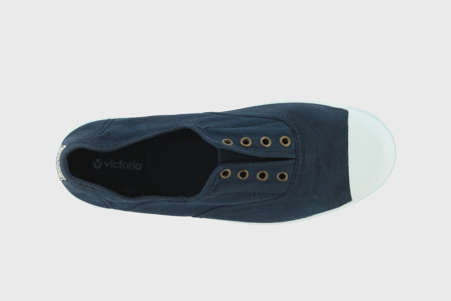 Toiles / Espadrilles adulte VICTORIA inglesa elastico marine