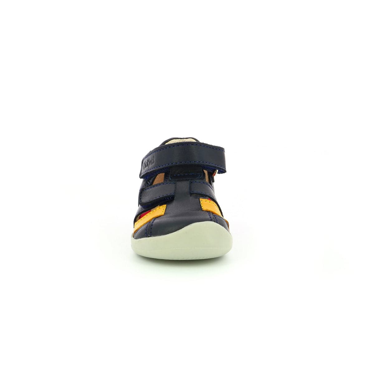 Babies/Salomés 18 KICKERS WASABOU marine jaune Babies/Salomés 3612887709449