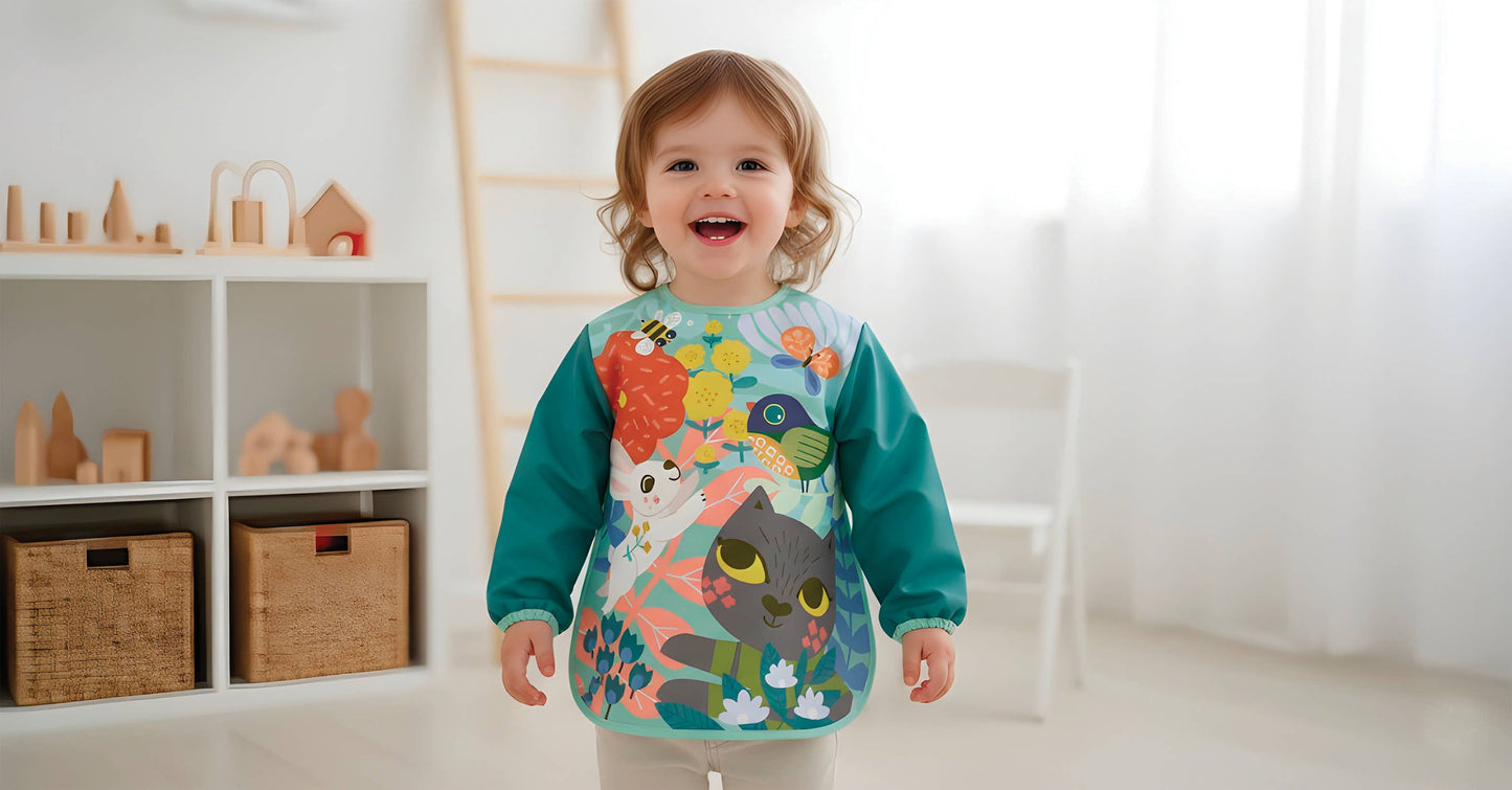 CREA LIGN Mon Premier Tablier d'Artiste [1-3 ans] Chat