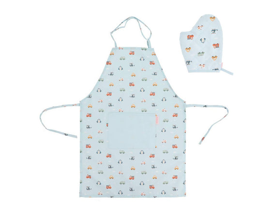 Ensemble tablier et manique City Cars