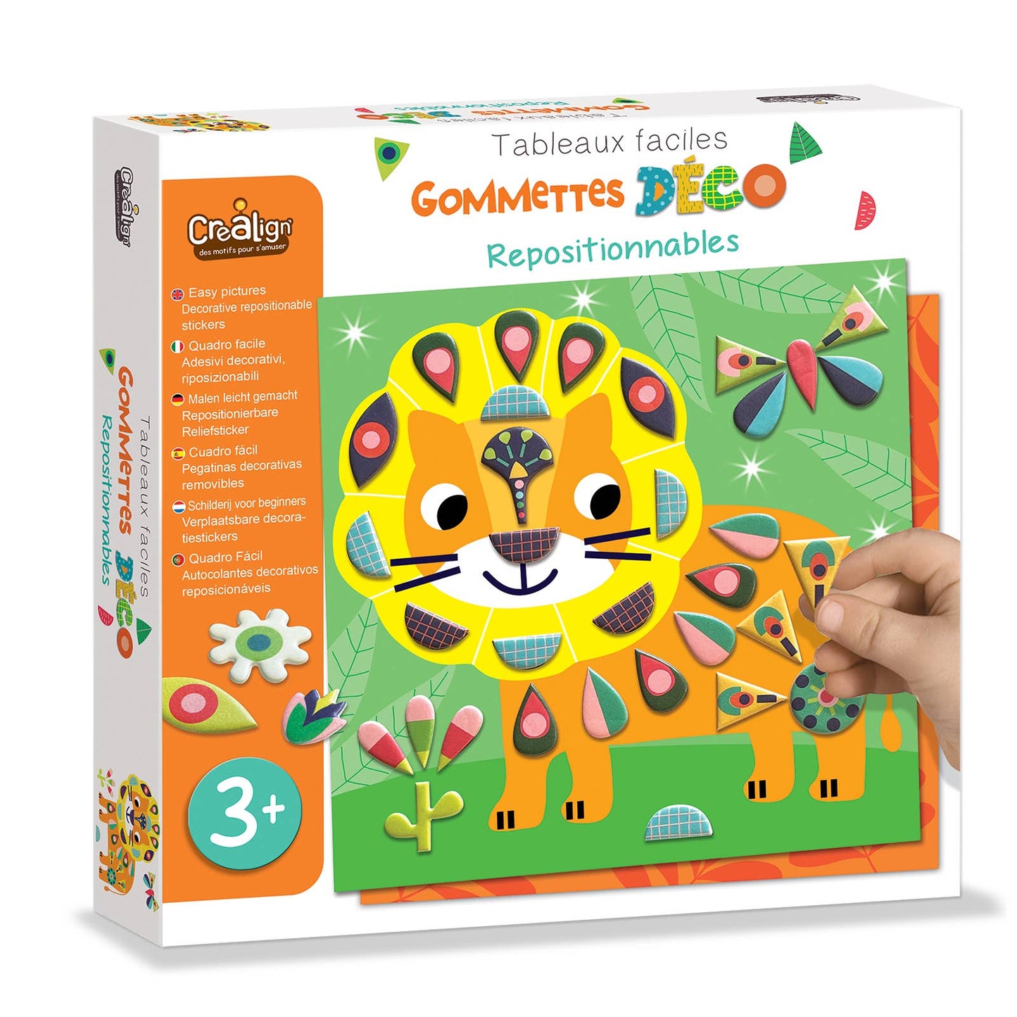 Créa'lign Gommettes Repositionnables Dans Ma Savane