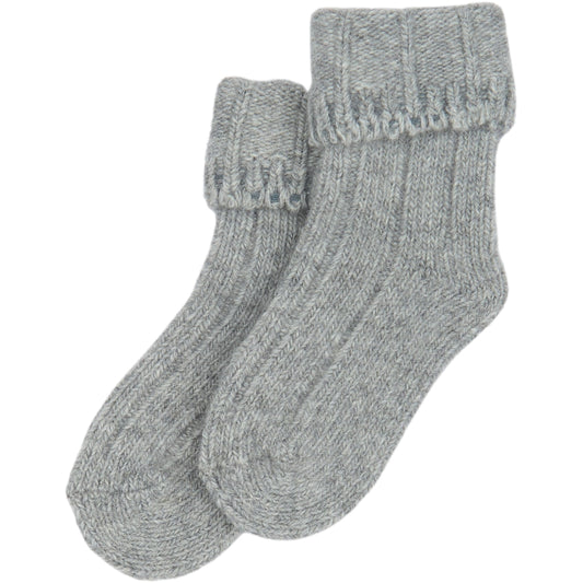 MINIPOP WOOL Heavy BABY SOCKS Gris Chaussettes