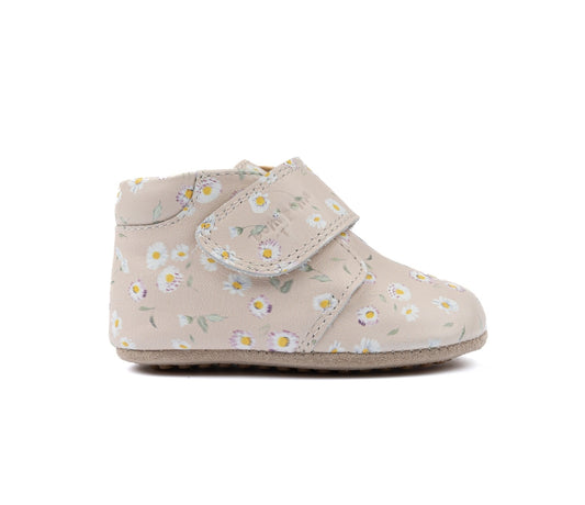 POM POM BEGINNERS VELCRO bellis fleurs Chaussons Prémarche