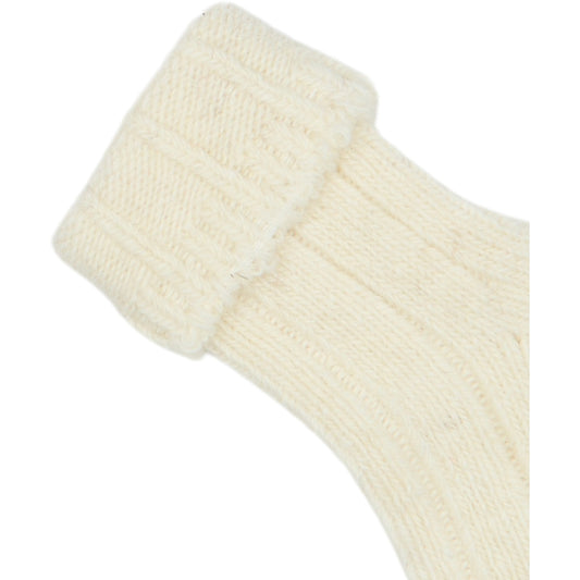 MINIPOP WOOL Heavy BABY SOCKS Blanc Chaussettes