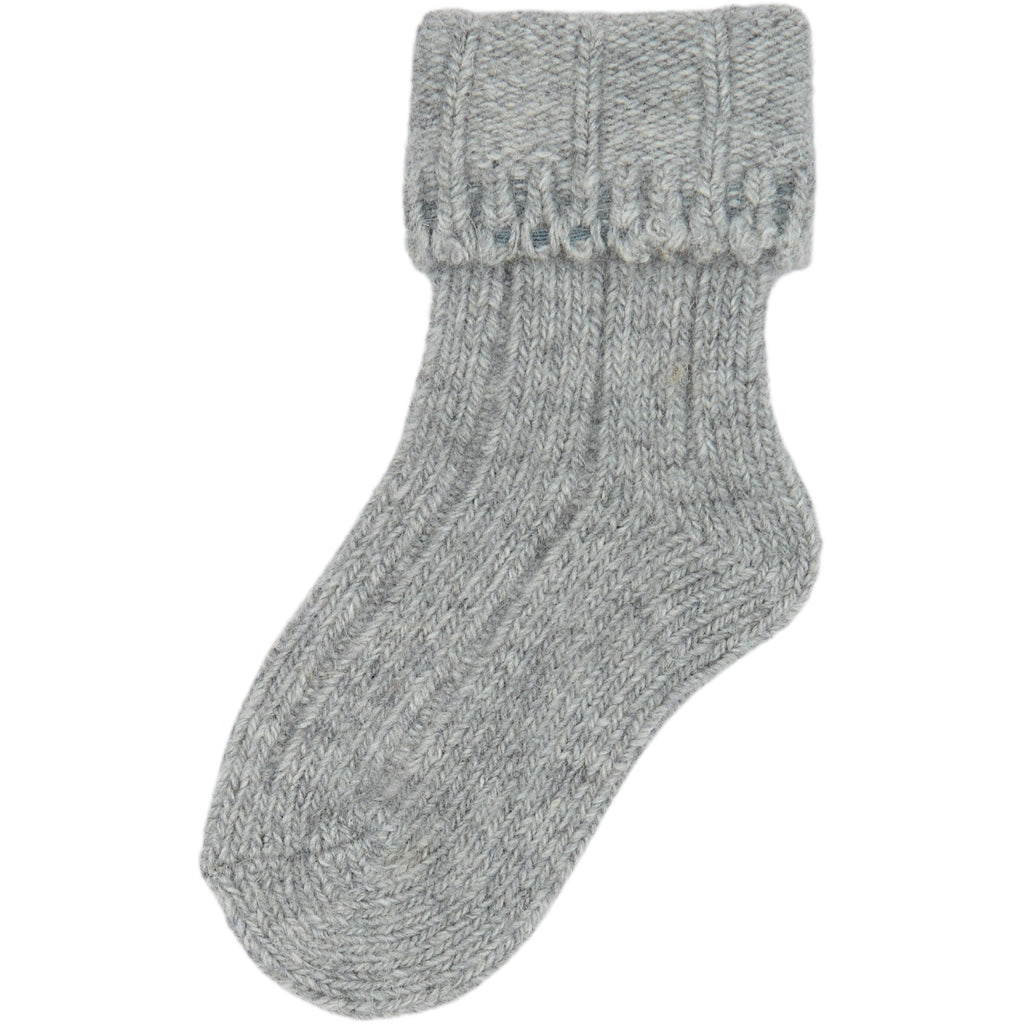MINIPOP WOOL Heavy BABY SOCKS Gris Chaussettes