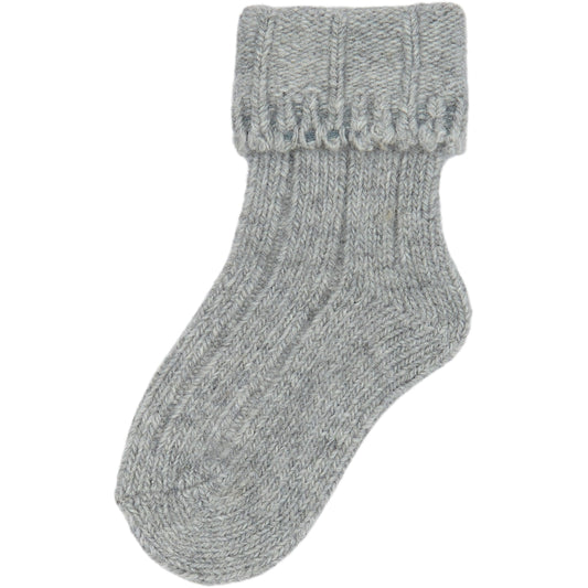 MINIPOP WOOL Heavy BABY SOCKS Gris Chaussettes