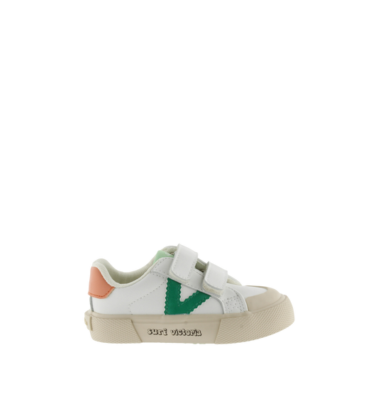 VICTORIA 1065179 Blanc Vert Chaussures basses/baskets/sneakers