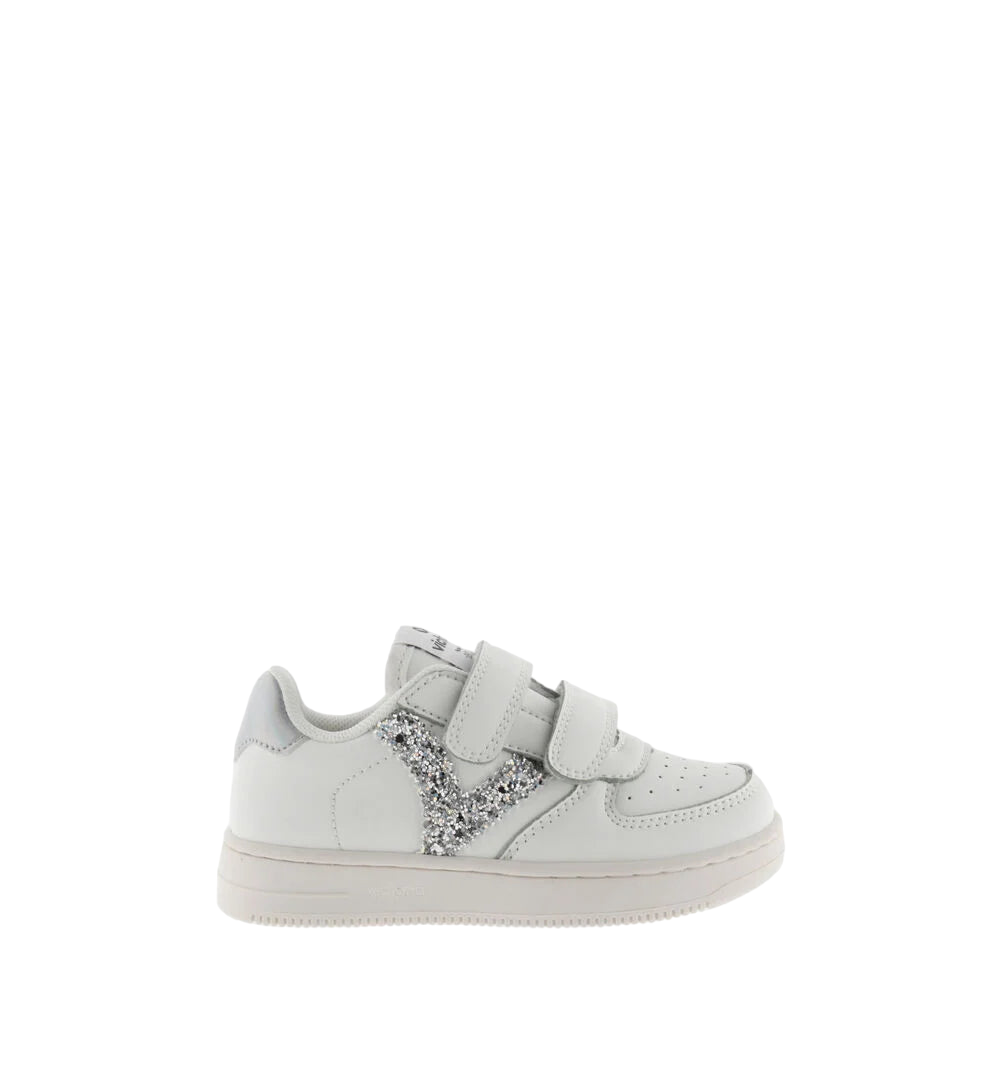 VICTORIA 1124106 blanc argent Chaussures basses/baskets/sneakers