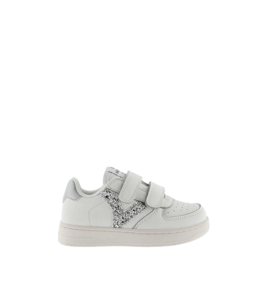 VICTORIA 1124106 blanc argent Chaussures basses/baskets/sneakers