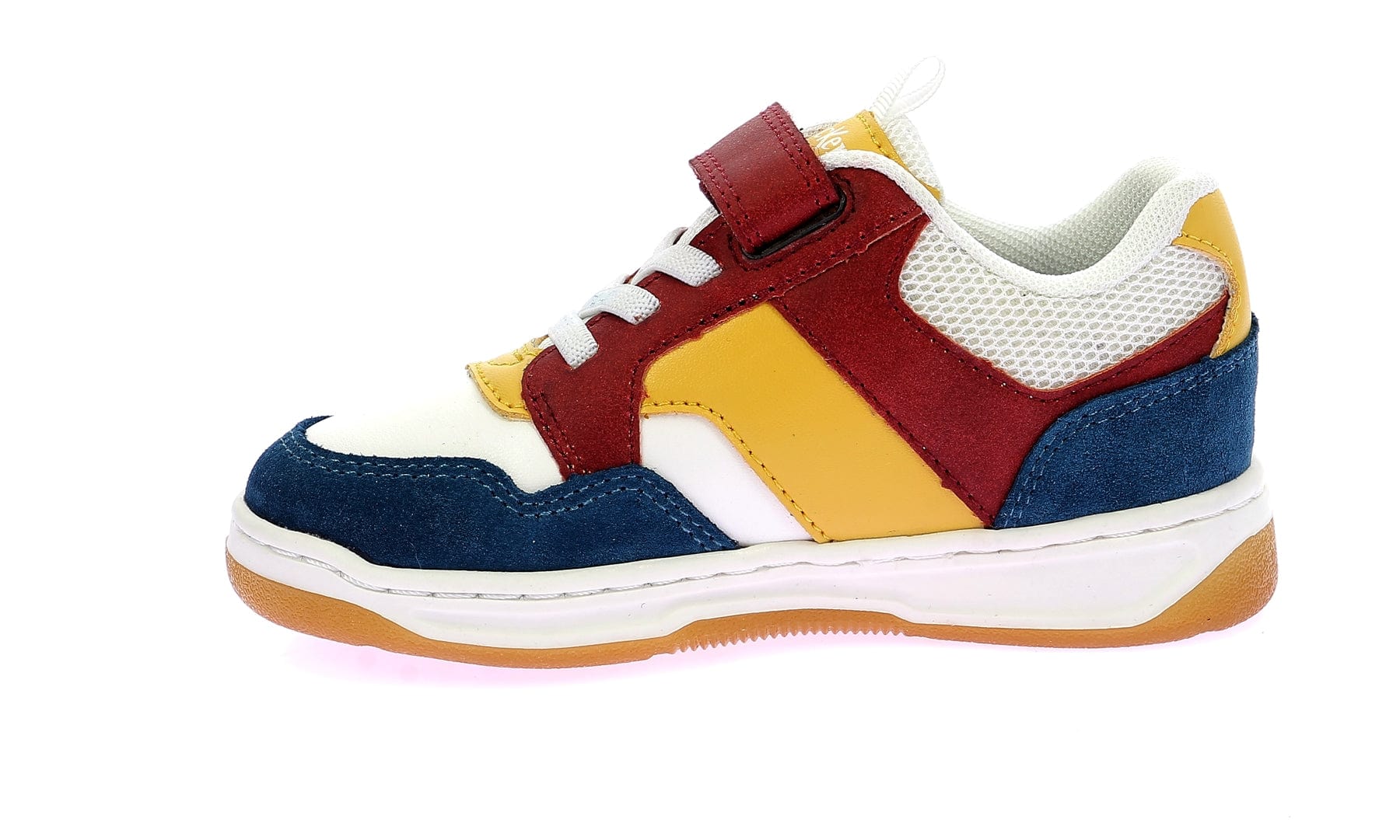 Chaussures Basses/Baskets/Sneakers KICKERS KICKARTING Blanc Bordeaux Bleu Chaussures basses Tennis