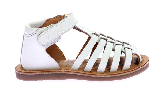 KICKERS KICK DILOLA Blanc Sandales Nu-pieds