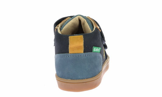 KICKERS WETYRO Marine camel Bottillons Tennis Haut