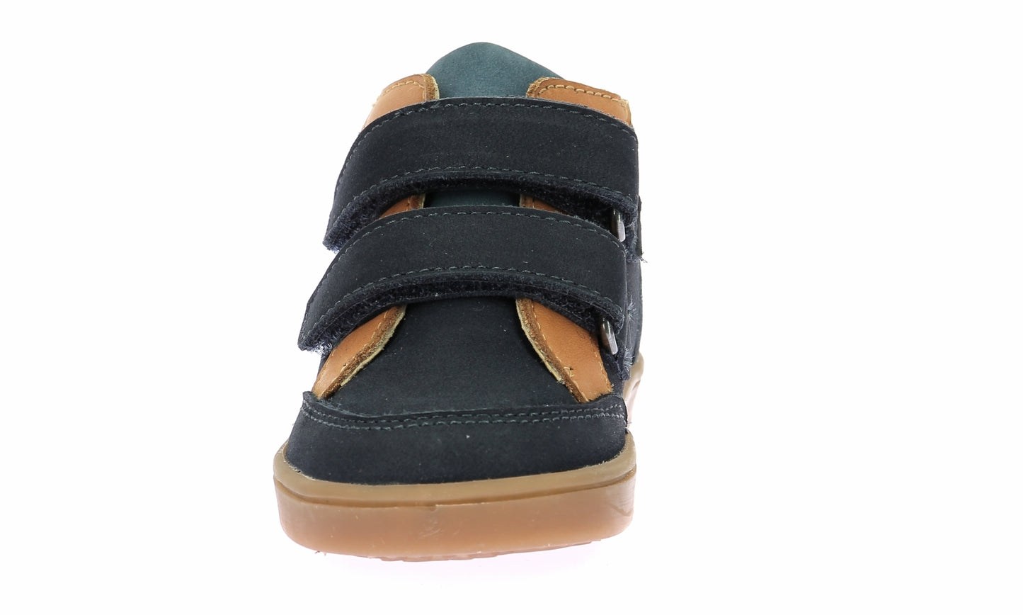 KICKERS WETYRO Marine camel Bottillons Tennis Haut