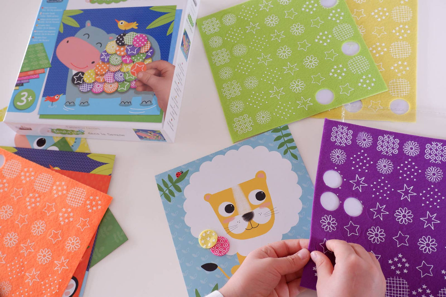 Feutrine "Dans la savane"