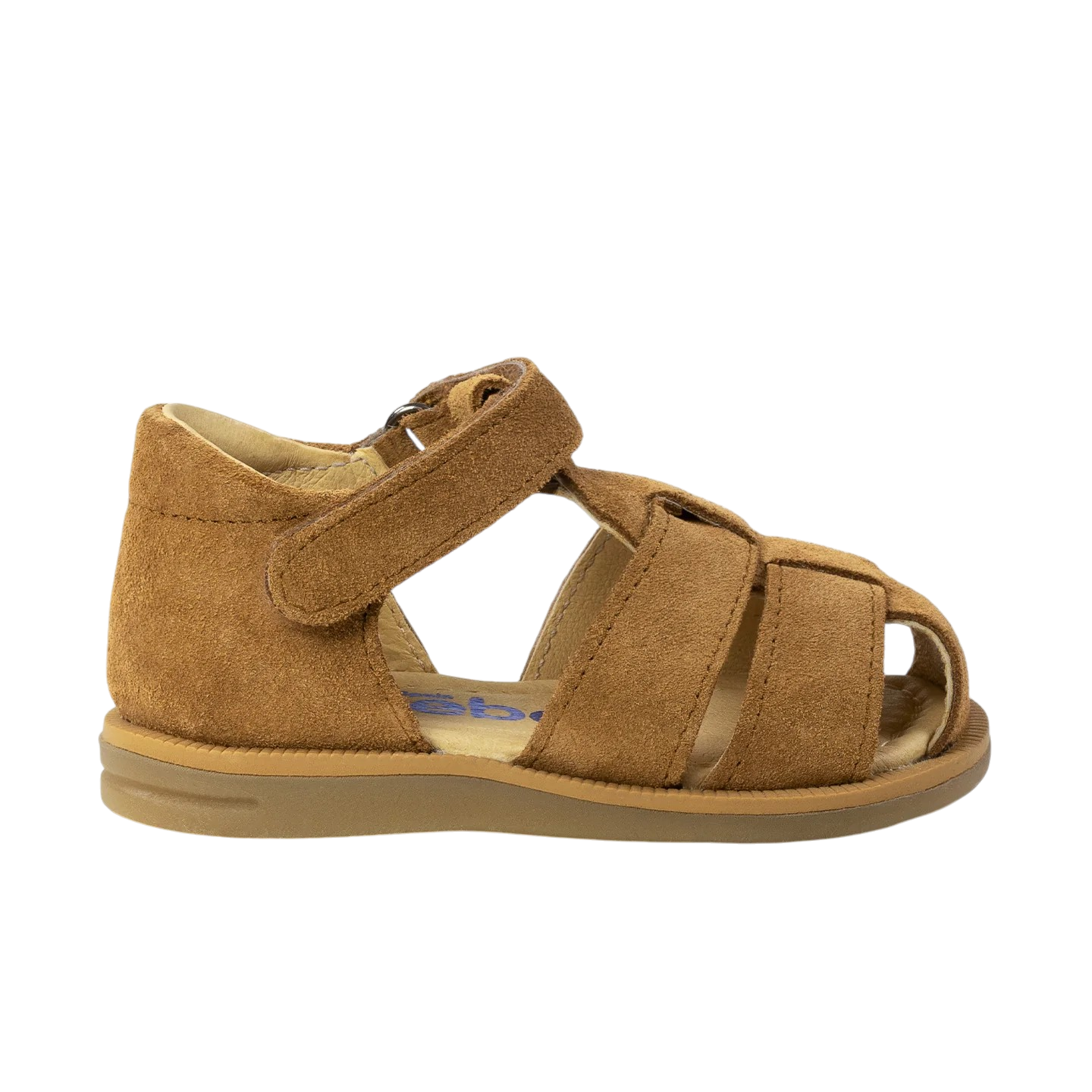 ACEBOS 1235 Camel Nubuck sandales nu-pieds