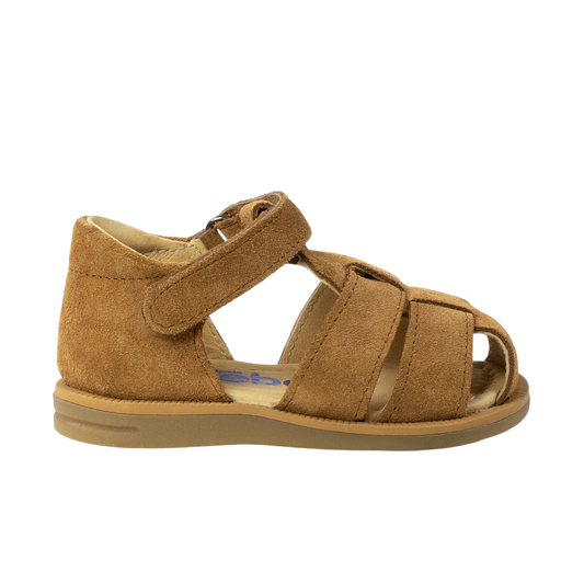 ACEBOS 1235 Camel Nubuck sandales nu-pieds