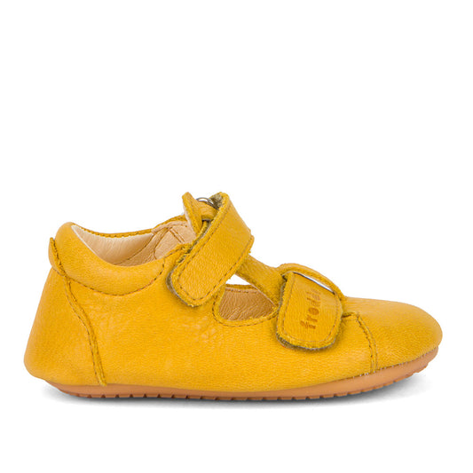 froddo prewalkers double velcro G1140003 jaune chaussons premarche