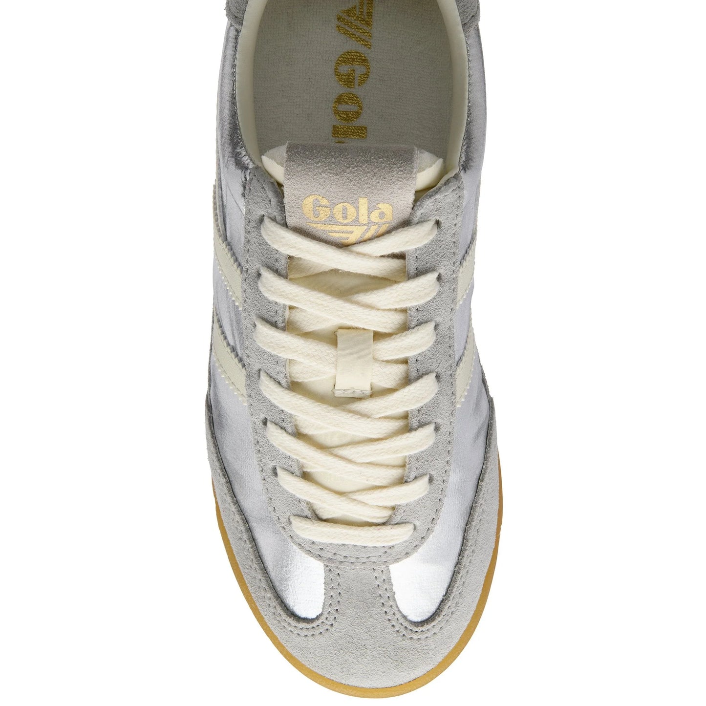 GOLA FIREFLY METALLIC Silver off white Sneakers Baskets adulte