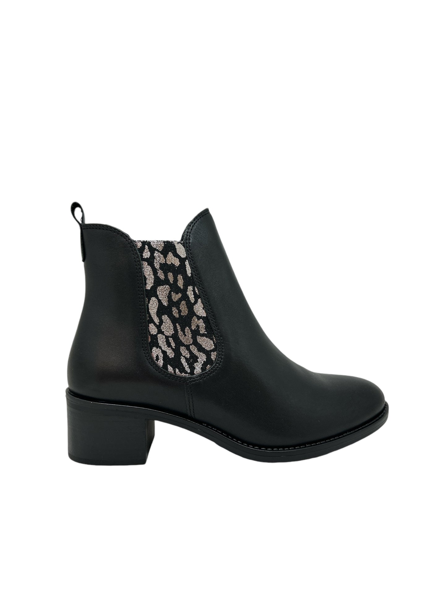 WE DO 99120 BC Noir Argent bottines