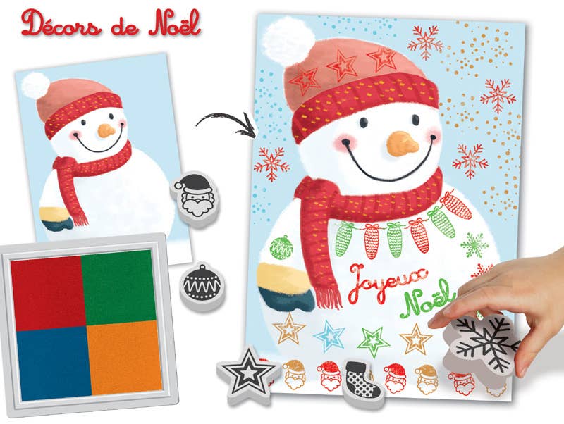 Kit outils tampons "Décors de Noël"