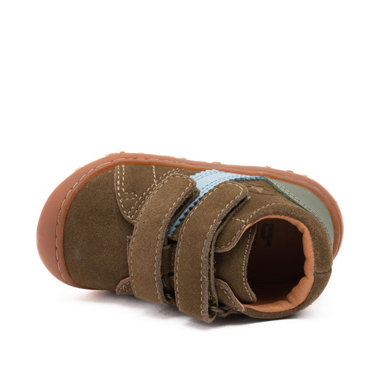 BISGAARD HALE Vl kaki chaussures premiers pas Barefoot