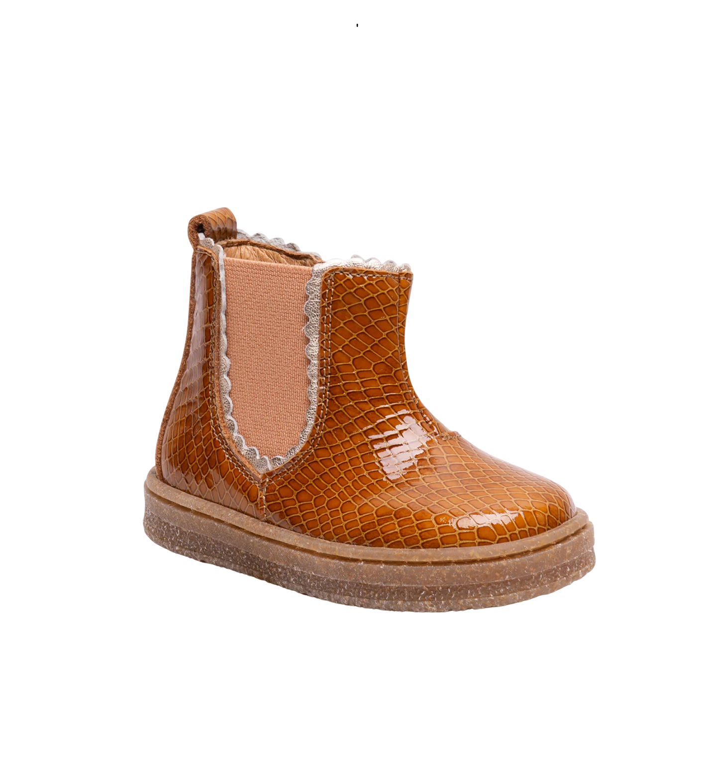 BISGAARD SIGGI Camel Croco Bottines