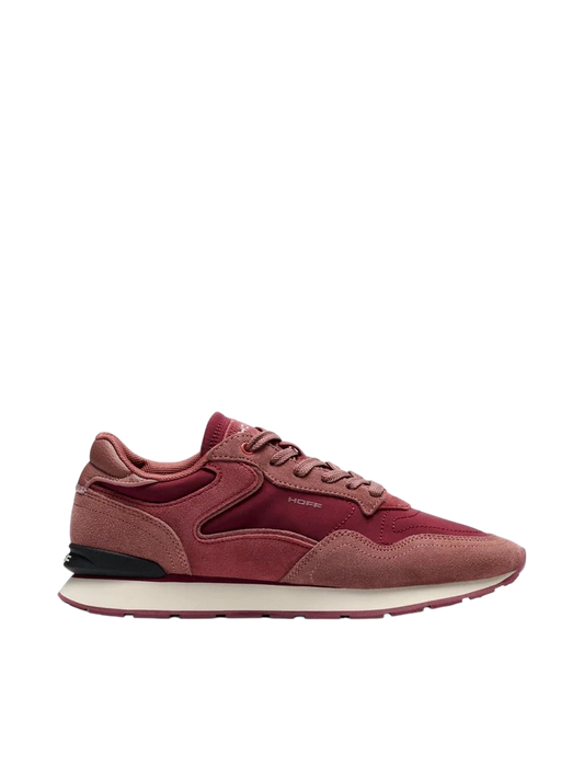 HOFF CITY Burgundy baskets femme sneakers basses bordeaux vieux rose