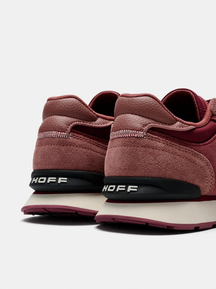 HOFF CITY Burgundy Tennis Baskets bas Adulte