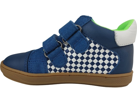 ACEBOS 1413 Denim Chaussures Hautes Sneakers