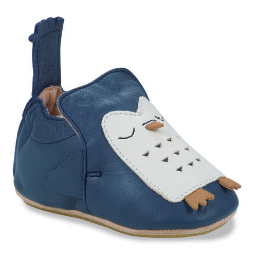 EZPZ easy peasy My Blublu Pingouin denim Chaussons cuir