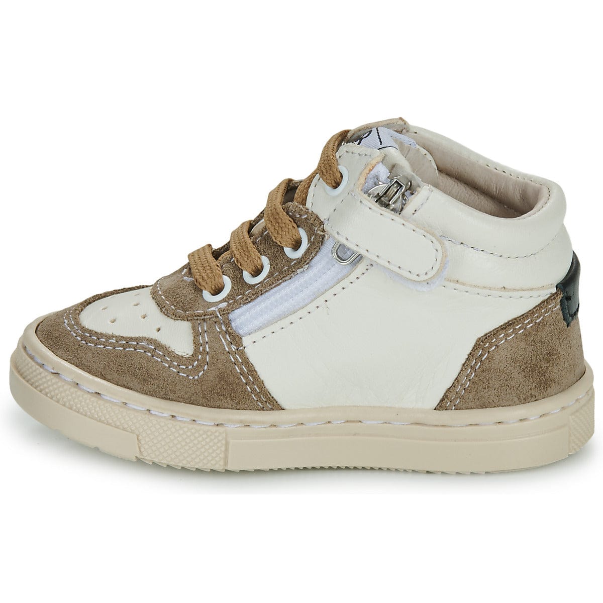 Chaussures hautes/Botillons GBB DINIS Taupe Blanc Chaussures Hautes Bottillons