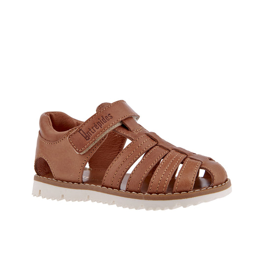 BABYBOTTE KEKO Cognac sandales nu pieds