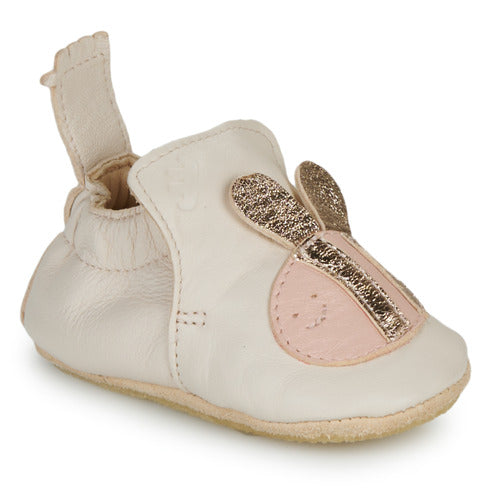 EZPZ easy peasy  My Blu Abeille Rose chaussons cuir