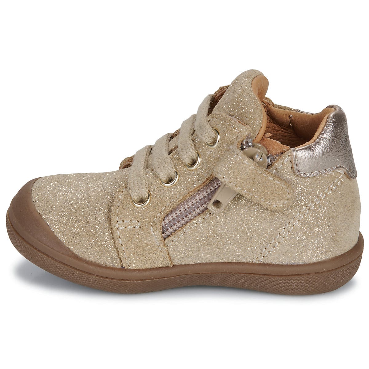 Chaussures hautes/Botillons GBB ESSENTIEL Beige Argent Bottillons