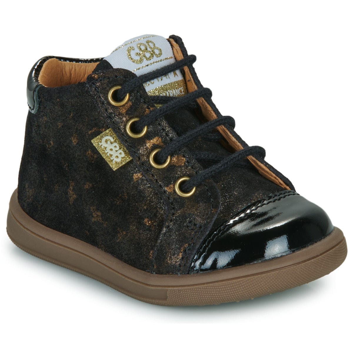 Chaussures hautes/Botillons GBB MARIA Noir Léo Bronze Bottillons