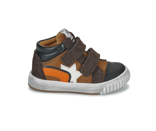 GBB DROLE Marron Baskets Hautes Chaussures